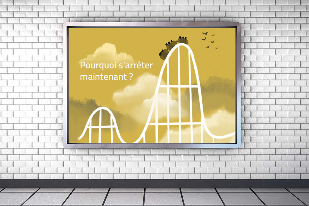 affiche métro